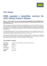 Wilcza Press Release