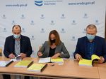 Signing of the contract for the construction of flood protection for Kraków © Wody Polskie  